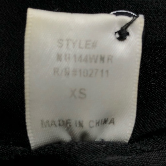 HARLOWE & GRAHAM Black Casual Mid-Rise Pants Size XS - Picture 7 of 9